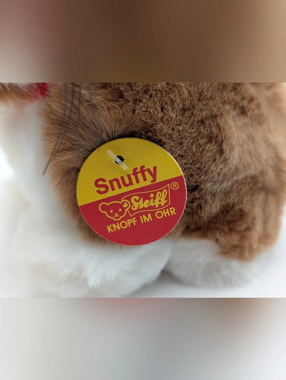 Vintage Steiff Bunny 5” Plush Rabbit - Snuffy With Ear Button & Chest Tag Mint